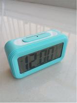 Mini Relógio led Azul mesa calendario alarme temperatura -Nº3