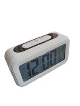 Mini Relógio led branco mesa calendario alarme temperatura -Nº3