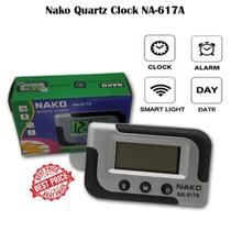 Mini Relógio Nako NA-617A Quartz Digital Portátil para Carro Caminhão e Mesa com Despertador e Data Mini Relógio Nako NA-617A Quartz Digital Portátil para Carro Caminhão e Mesa com Despertador e Data