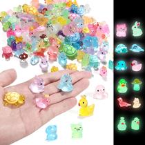 Mini Resin Animals 100 unidades Luminous Glow in The Dark IHFAIO Mini Resin Animals 100 unidades Luminous Glow in The Dark IHFAIO