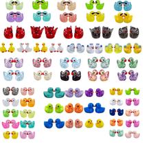 Mini Resin Ducks Teenzee 122 unidades coloridas em vários estilos Mini Resin Ducks Teenzee 122 unidades coloridas em vários estilos