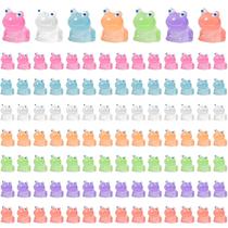 Mini Resin Frogs NQEUEPN Luminous Colorful 105 unidades para bricolage