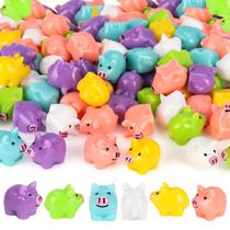 Mini Resin Pigs Fuyamp 120 unidades para decoração de aquário de jardim Mini Resin Pigs Fuyamp 120 unidades para decoração de aquário de jardim