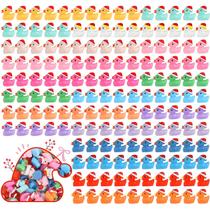 Mini resina Christmas Ducks ROMROC 160PCS, decoração de 0,7 cm Mini resina Christmas Ducks ROMROC 160PCS, decoração de 0,7 cm