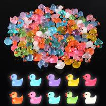 Mini resina, patos luminosos para artesanato, faça você mesmo, 120 unidades - LUTER Mini resina, patos luminosos para artesanato, faça você mesmo, 120 unidades - LUTER