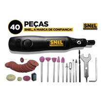 Mini Retifica Eletrica Com Acessorios Snel Ferramentas
