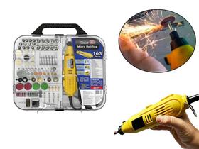 Mini Retifica Profissional 163pçs 220V C/ Maleta - Western Mini Retifica Profissional 163pçs 220V C/ Maleta - Western