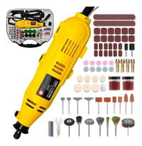 Mini Retifica Profissional 500W 210 Pçs Nakasaki Com Mal 220