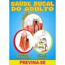 Mini Revista Educativa Odontológica Saúde Bucal do Adulto - Pacote com 14 unidades - D-Express