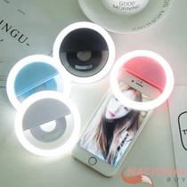 Mini Ring Light Luz Para Selfie E Fotos Flash Celular Blogueiras