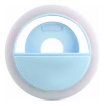 Mini Ring Light Selfie Azul Mini Ring Light Selfie Azul