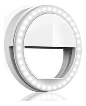 Mini Ring Light Selfie Branco Mini Ring Light Selfie Branco