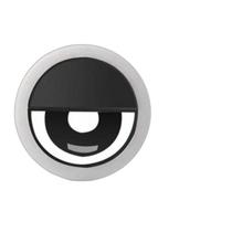 Mini Ring Light Selfie Celular Led Portátil Preto Mini Ring Light Selfie Celular Led Portátil Preto