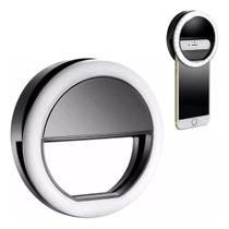 Mini Ring Light Selfie Preto Mini Ring Light Selfie Preto