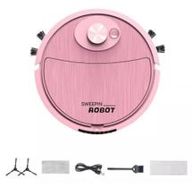 Mini Robô Aspirador De Pó Varredura Inteligente Doméstico Automático RC-8088