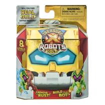Mini robô dourado de brinquedo COBI TREASUREX Robots Mini robô dourado de brinquedo COBI TREASUREX Robots