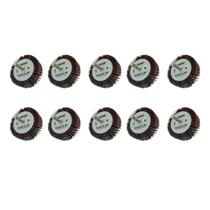 Mini Roda Lixa PG Aeme 75X25 Haste 6mm 10 Unidades Mini Roda Lixa PG Aeme 75X25 Haste 6mm 10 Unidades
