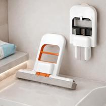 Mini Rodo Esfregão Absorvente Portátil Duhome com Esponja de Alta Absorção Espremedor Manual para Limpeza de Vidros Espelhos Bancadas Cozinha Banheiro Mini Rodo Esfregão Absorvente Portátil Duhome com Esponja de Alta Absorção Espremedor Manual para Limpeza de Vidros Espelhos Bancadas Cozinha Banheiro