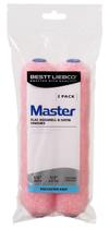 Mini Roller Bestt Liebco Master, rosa multiuso, 6,5 x 1,3 cm, pacote com 2 unidades