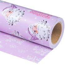 Mini rolo de papel de embrulho de Natal WRAPAHOLIC 43x10 m roxo Mini rolo de papel de embrulho de Natal WRAPAHOLIC 43x10 m roxo