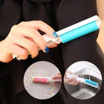 Mini Rolo Tira Pelos Cabelos Fiapos Lavavel Reutilizavel Portatil Rolinho Limpa Roupa - SAZ COMERCIO