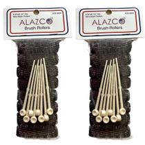 Mini rolos de escova Hair Roller ALAZCO Vintage Style 16 peças