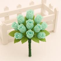 Mini Rosinhas de Seda Rosas Delicadas Para Decoração Casamento Artesanato