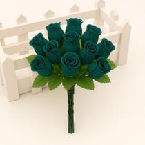 Mini Rosinhas de Seda Rosas Delicadas Para Decoração Casamento Artesanato