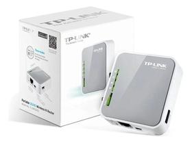 Mini Roteador Wifi Portátil 3g 4g Tplink Tl MR3020 Cinza