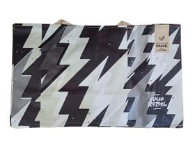 MINI SACOLA DE RÁFIA 33x20x11 CM TAMANHO PEQUENO ESTAMPAS SORTIDAS B4U