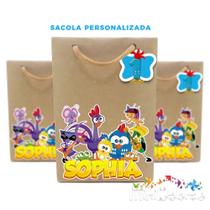 Mini Sacola Kraft Personalizada Galinha Pintadinha Mini