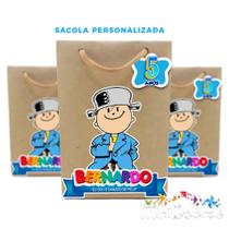 Mini Sacola Kraft Personalizada Menino Maluquinha