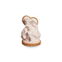 Mini Sagrada Família Em Pérolas E Strass 7cm