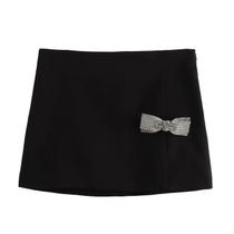 Mini Saia de Cintura Alta com Laço - Elegante para Primavera/Verão