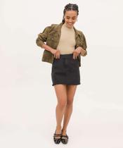 Mini Saia Feminina Sarja Barra Desfiada-41064