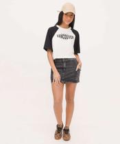 Mini Saia Jeans Feminina Cargo-04057