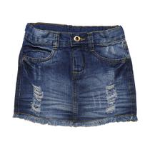 Mini Saia Jeans Infantil Juvenil Mini Saia Jeans Infantil Juvenil