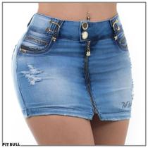 Mini saia jeans