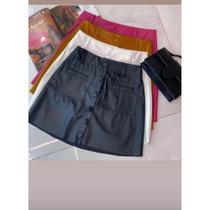 MINI SAIA material sintético LISA COM BOTOES