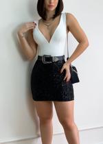 Mini saia paetê all is love