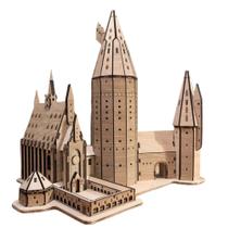 Mini Salão Principal de Hogwarts Harry Potter Quebra-Cabeça MDF