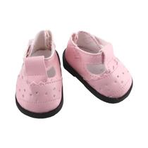 Mini Sapatos De Couro Para Bonecas 5.5cm Para BJD 1/6 E Bonecas Americanas De 14 Polegadas -