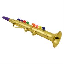 Mini Saxofone Infantil Acústico Instrumento De Brinquedo Mini Saxofone Infantil Acústico Instrumento De Brinquedo
