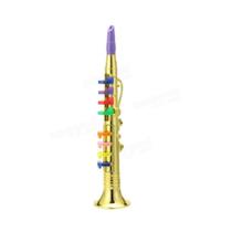 Mini saxofone infantil brinquedo instrumento musical para crianca plastico clarinete flauta acustico - MAKEDA