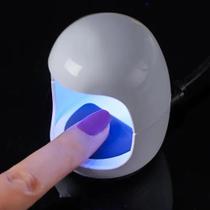 Mini Secador Cabine Unhas Secagem Rápida Luz Uv Mini Secador Cabine Unhas Secagem Rápida Luz Uv