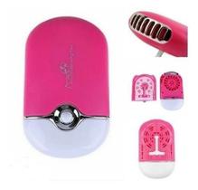 Mini Secador cilios Ventilador Cola Alongamento Extensao Rosa