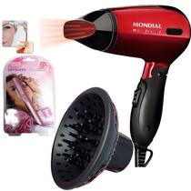Mini Secador De Cabelo Mondial 1200w Ion Dobrável Viagem Vermelho Sm13 Bivolt Com Difusor De Cachos Aparador Depilador Sky Mini Secador De Cabelo Mondial 1200w Ion Dobrável Viagem Vermelho Sm13 Bivolt Com Difusor De Cachos Aparador Depilador Sky