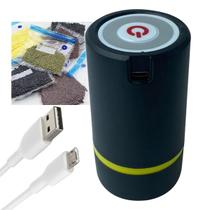 Mini Seladora a Vacuo Portatil Conserva Alimentos Carne Verduras Touch Comida Embaladora Domestica Cozinha Casa