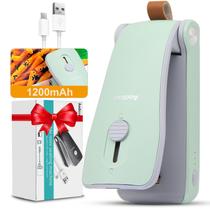 Mini seladora de bolsas Aedicce, cortador de selagem térmica recarregável USB Mini seladora de bolsas Aedicce, cortador de selagem térmica recarregável USB