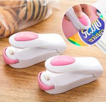 Mini Seladora Lacrador Portátil Embalagens Plástico Pilha Mini Seladora Lacrador Portátil Embalagens Plástico Pilha